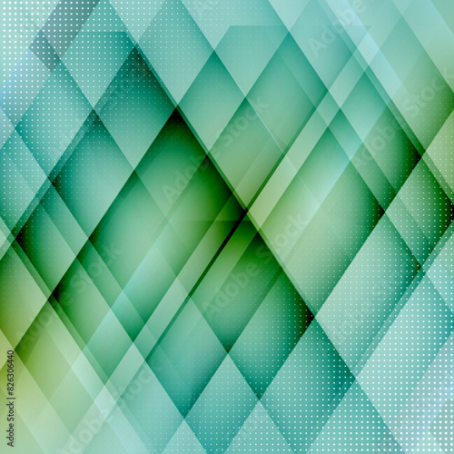 Vector geométrico y abstracto verde con textura