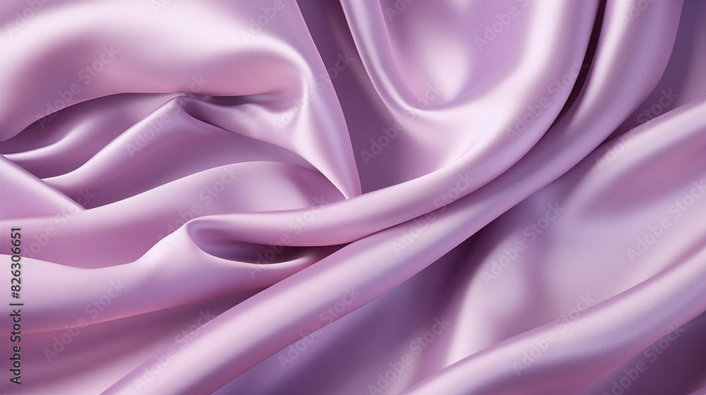 Obraz premium Rich Lavender Silk Fabric Texture - Perfect for Luxurious Designs