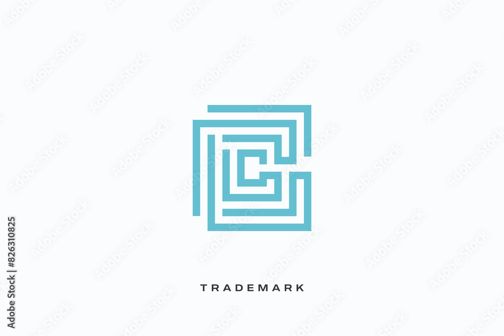 C Letter trademark brand logo C Letter trademark brand logo