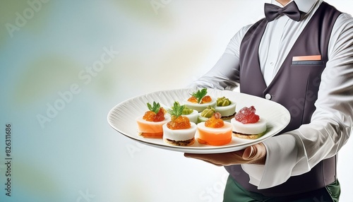 Wallpaper Mural Waiter Serving Food Torontodigital.ca