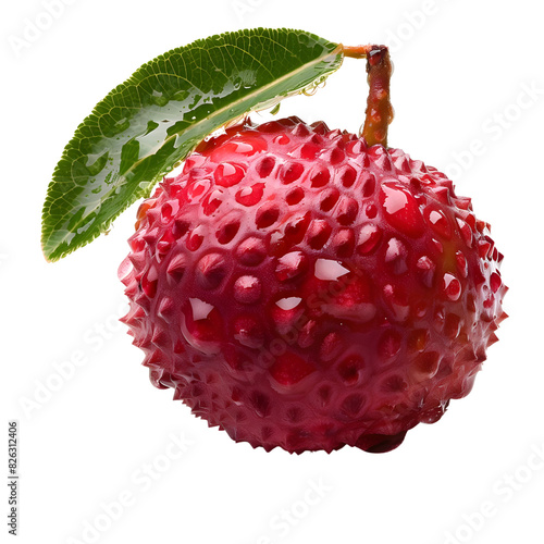 lychee on transparent png background photo