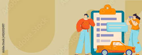 People exercising healthy running vector internet operation illustration

