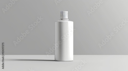 Label design for aerosol spray cans, white label design for product packaging
