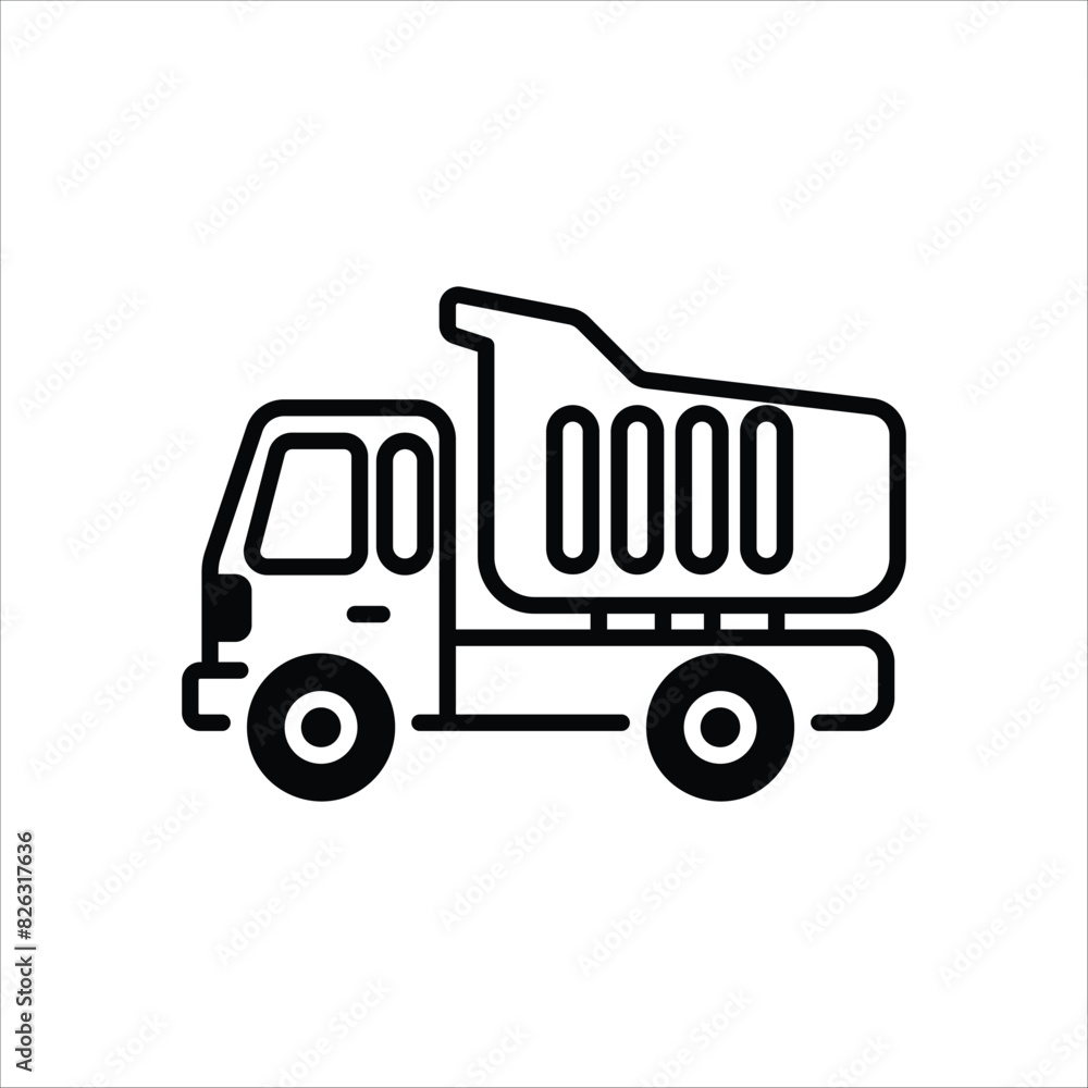 Dumper Truck vector icon