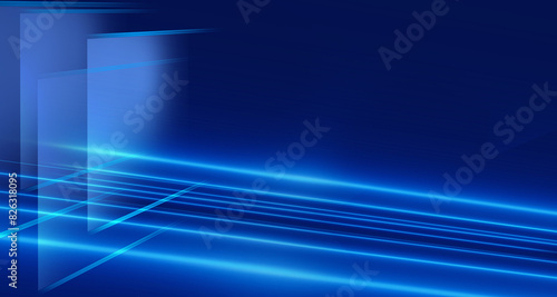 Abstract blue futuristic background
