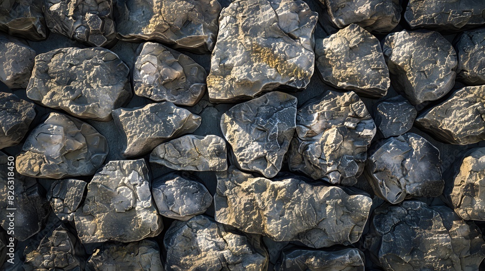 An ultrarealistic photograph focusing on the intricate details and textures of a stone wall's surface.
An ultrarealistic photograph focusing on the intricate details and textures of a stone wall's surface.