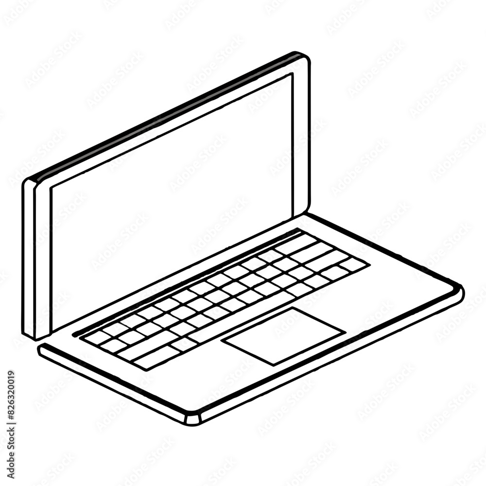 laptop computer isolated on white vector illustration icon laptop computer isolated on white vector illustration icon