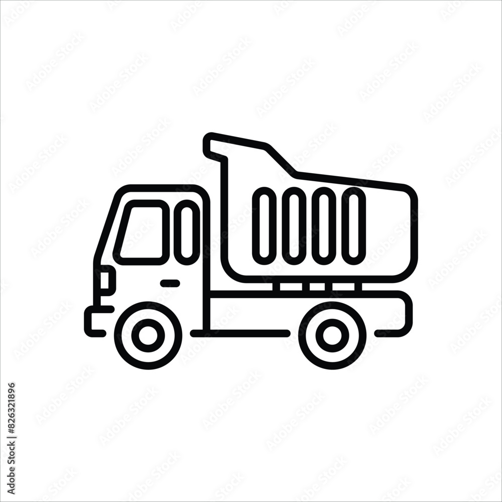 Dumper Truck vector icon