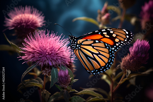butterfly on a flower © jowelrana