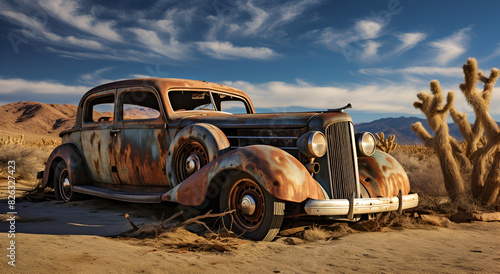 old rusty car