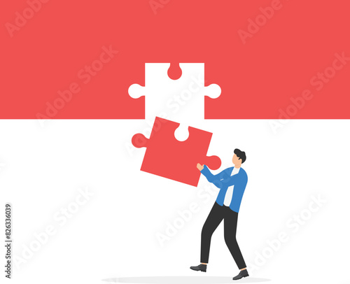 Hate speech, bullying, words or message that hurt people, aggressive management style, businessman with speech bubble to hurt coworker or colleague


