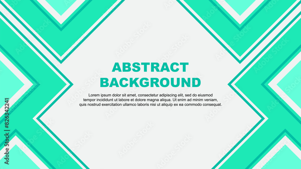Abstract Background Design Template. Abstract Banner Wallpaper Vector Illustration. Abstract Teal Green Vector Abstract Background Design Template. Abstract Banner Wallpaper Vector Illustration. Abstract Teal Green Vector