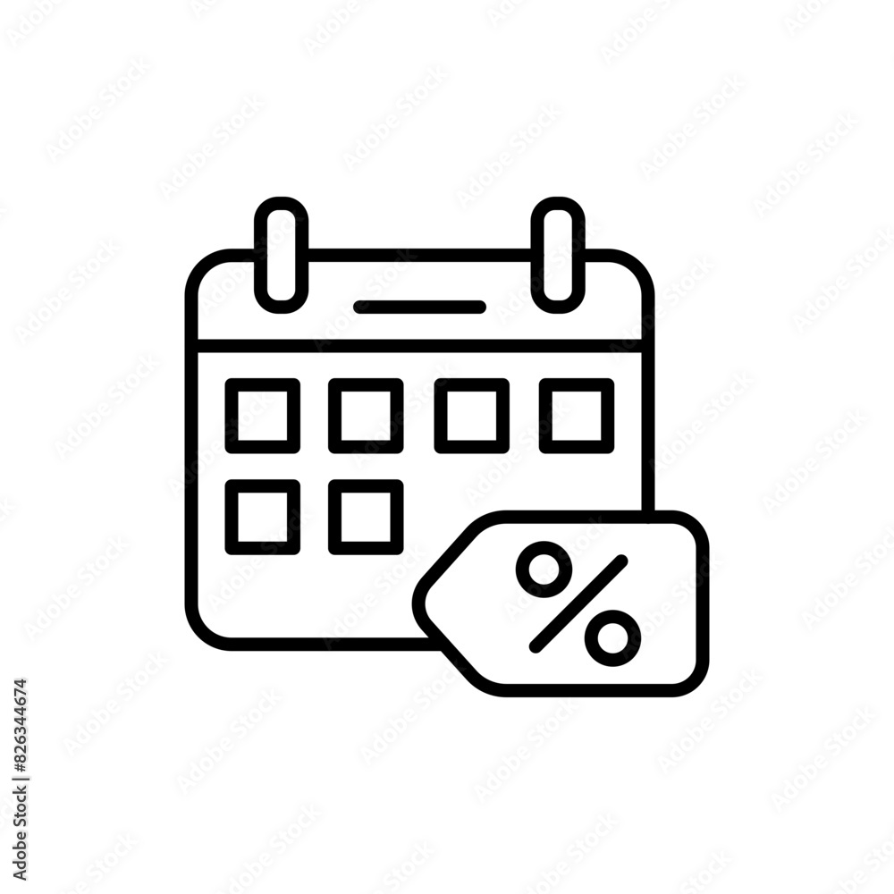 Event sale outline icons, minimalist vector illustration ,simple transparent graphic element .Isolated on white background Event sale outline icons, minimalist vector illustration ,simple transparent graphic element .Isolated on white background