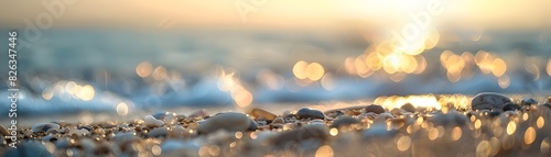 Peaceful Coastal Sunset wit...