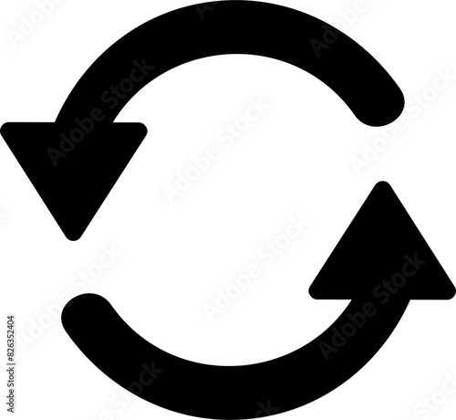 Refresh Circles Page Icon Simple