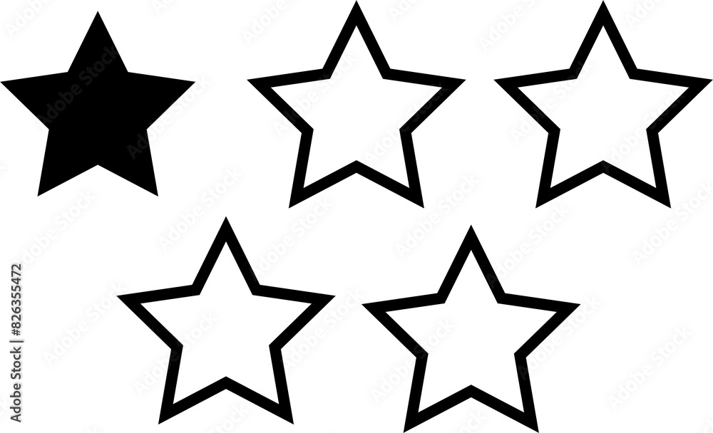 Star Rating Score Icon Star Rating Score Icon