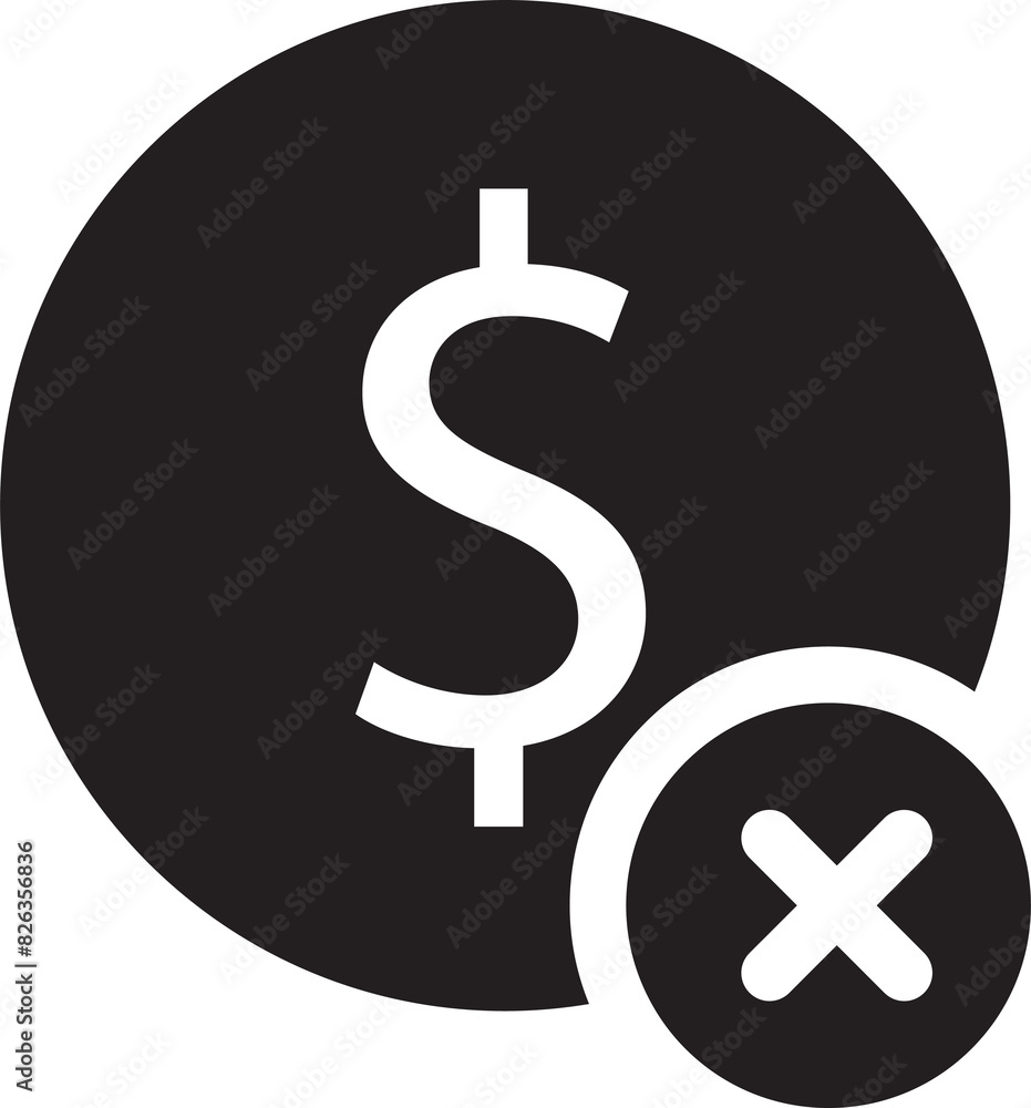 Dollar money currency business simple icon Dollar money currency business simple icon
