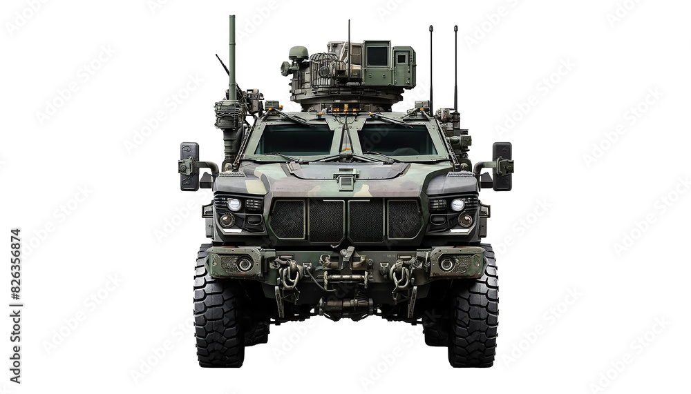 Reconnaissance vehicle isolated on a white background. military vehicle equipment Reconnaissance vehicle isolated on a white background. military vehicle equipment