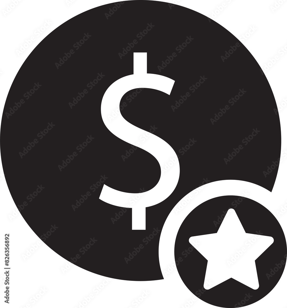 Dollar money currency business simple icon Dollar money currency business simple icon