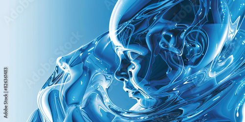 Healthcare blue highlighting the need for abortion to be legal for all women. Health. 