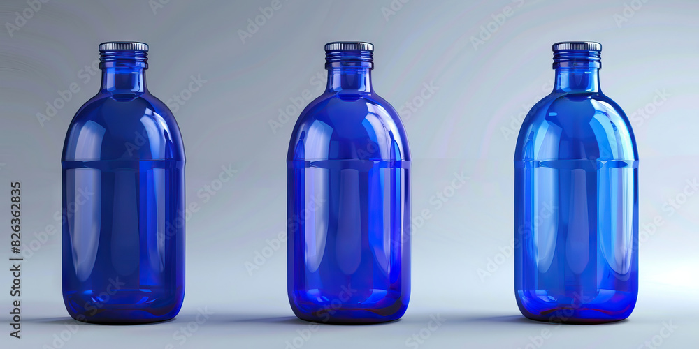 Sapphire Blue Plastic Bottles: Occasionally used for some food and beverage products, sapphire blue bottles can be recycled into new sapphire blue or darker-colored bottles Sapphire Blue Plastic Bottles: Occasionally used for some food and beverage products, sapphire blue bottles can be recycled into new sapphire blue or darker-colored bottles