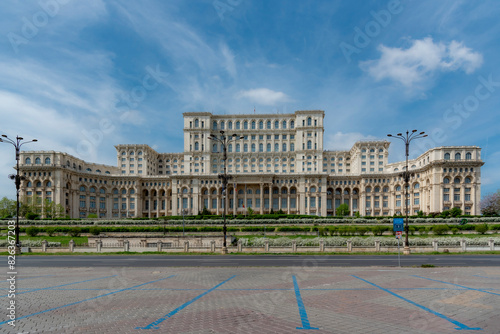 Obraz na płótnie House of Parliament in Bucharest w salonie