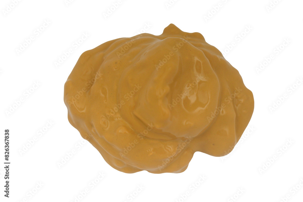 Creamy peanut butter isolated on a transparent background Creamy peanut butter isolated on a transparent background
