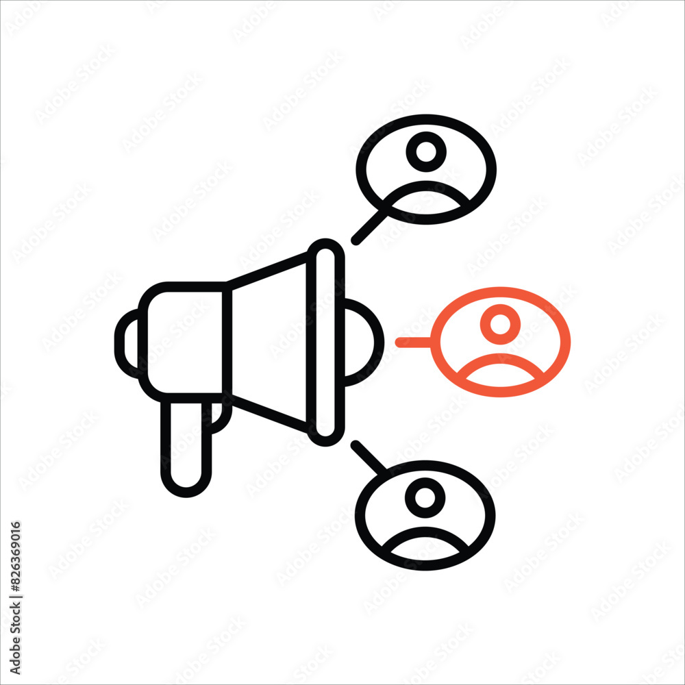 Social Media Marketing vector icon Social Media Marketing vector icon