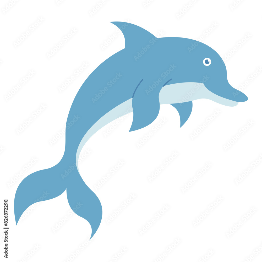 Fototapeta premium Ocean Animals Vector