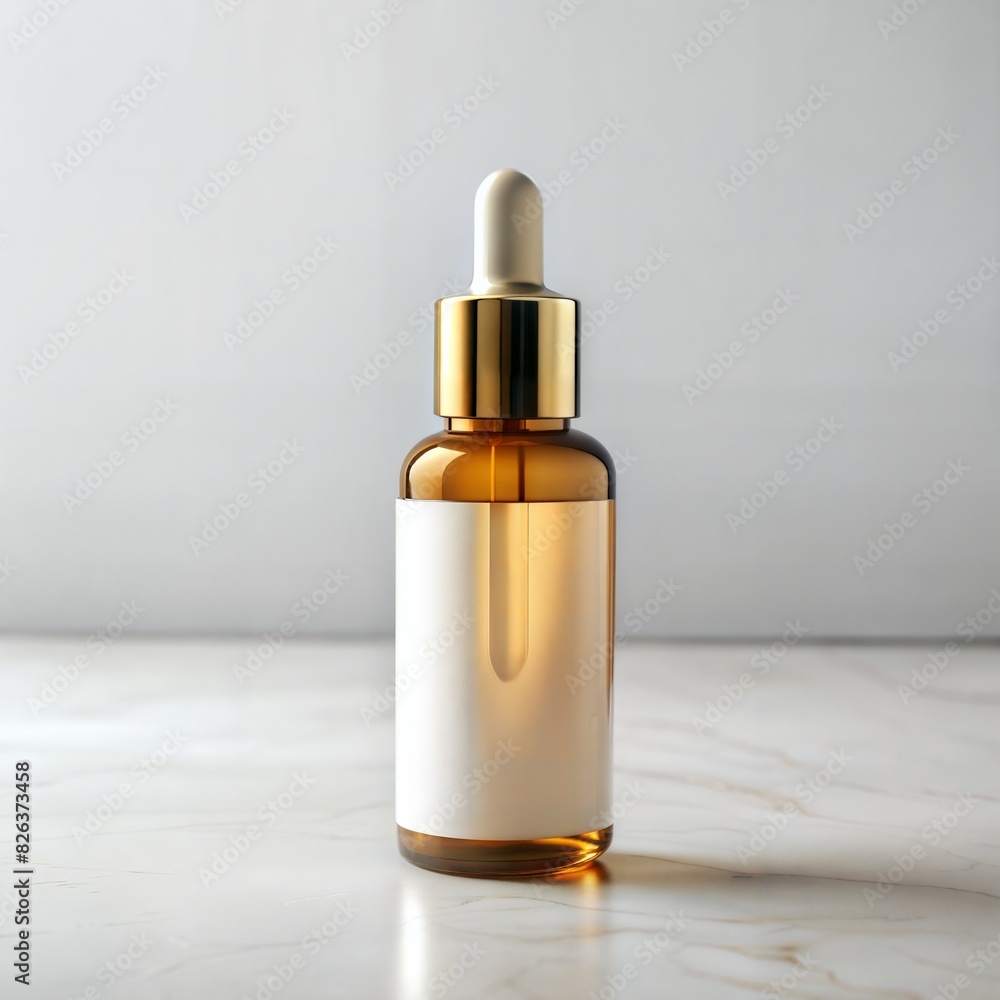 Naklejka premium Skincare serum bottle