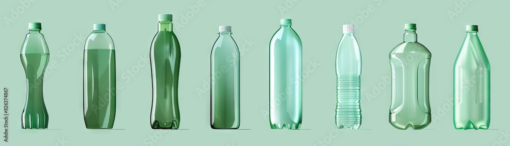 Mint Green Plastic Bottles: Less common but used for some health and beauty products, mint green bottles can be recycled into new Mint Green Plastic Bottles: Less common but used for some health and beauty products, mint green bottles can be recycled into new