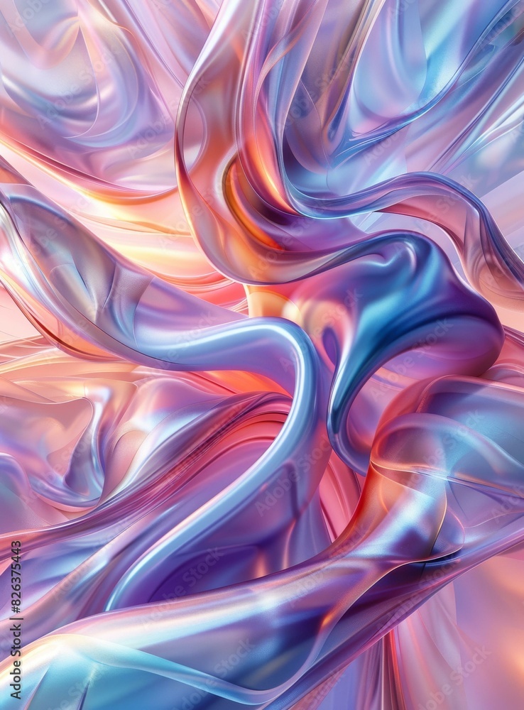 Abstract Swirls of Color and Light Abstract Swirls of Color and Light