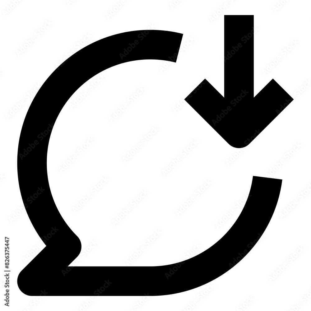 comment download line icon for user interface comment download line icon for user interface