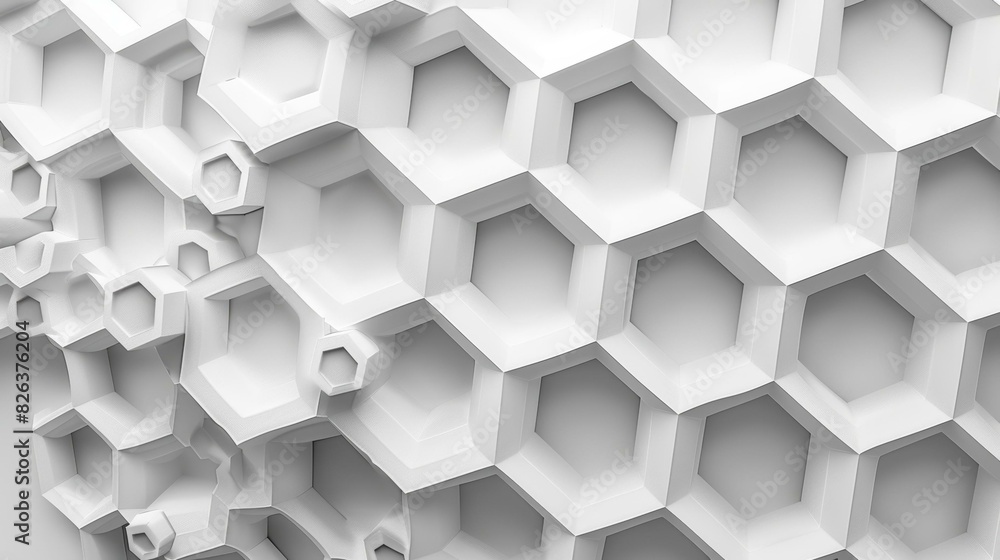 Geometric Background: Polygonal Cells with Clean Negative Space Geometric Background: Polygonal Cells with Clean Negative Space
