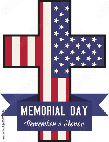American cross memorial day