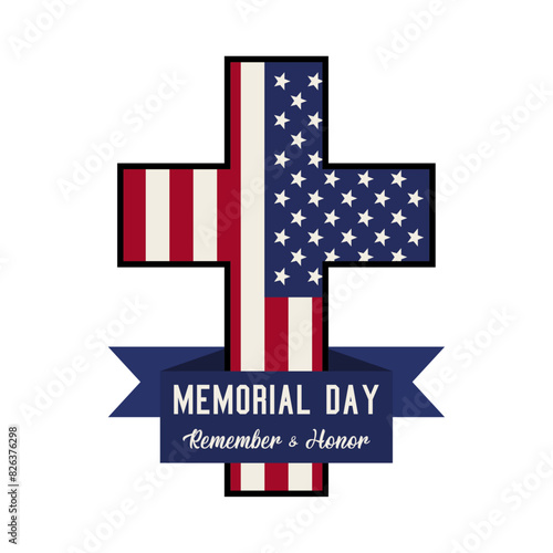 American cross memorial day