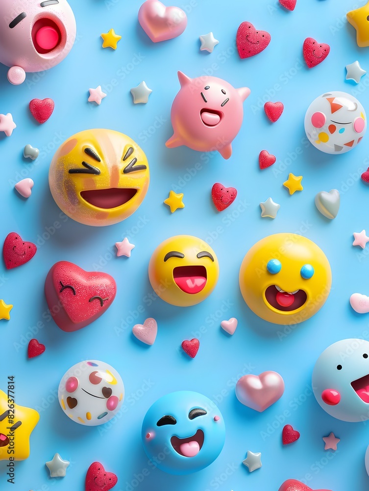 Cheerful Emoji Expressions for World Emoji Day Cheerful Emoji Expressions for World Emoji Day