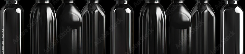 Black Plastic Bottles: Also less common but used for some food and beverage products, black bottles can be recycled into new Black Plastic Bottles: Also less common but used for some food and beverage products, black bottles can be recycled into new