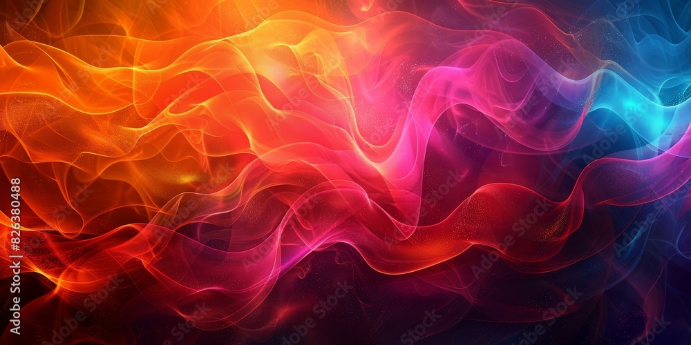 Abstract Colorful Flames Abstract Colorful Flames