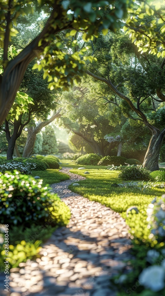 Obraz premium A beautiful forest path