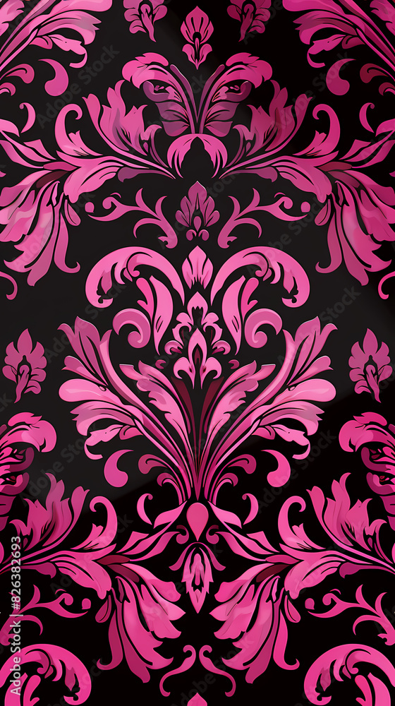 Damask pattern vector image Damask pattern vector image