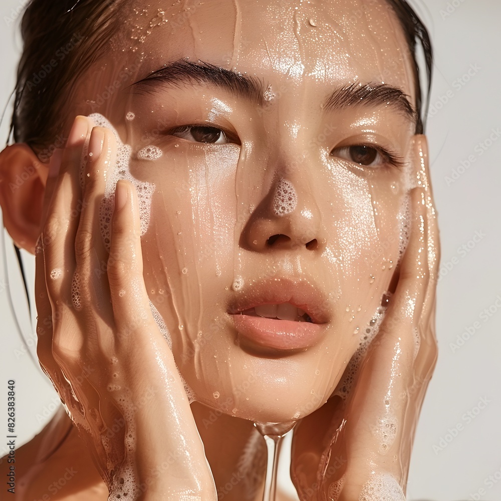 Morning Radiance:A Model's Glowing Skin in Natural Light Morning Radiance:A Model's Glowing Skin in Natural Light