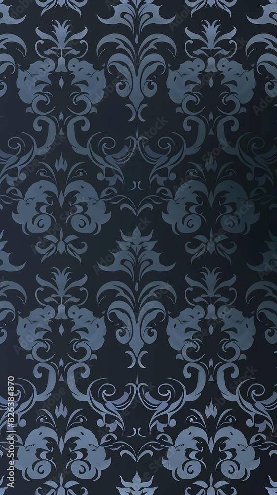Damask pattern vector image Damask pattern vector image