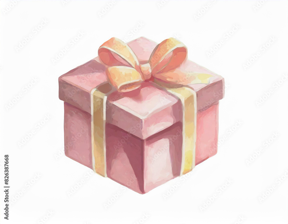 Illustration of a gift box Illustration of a gift box