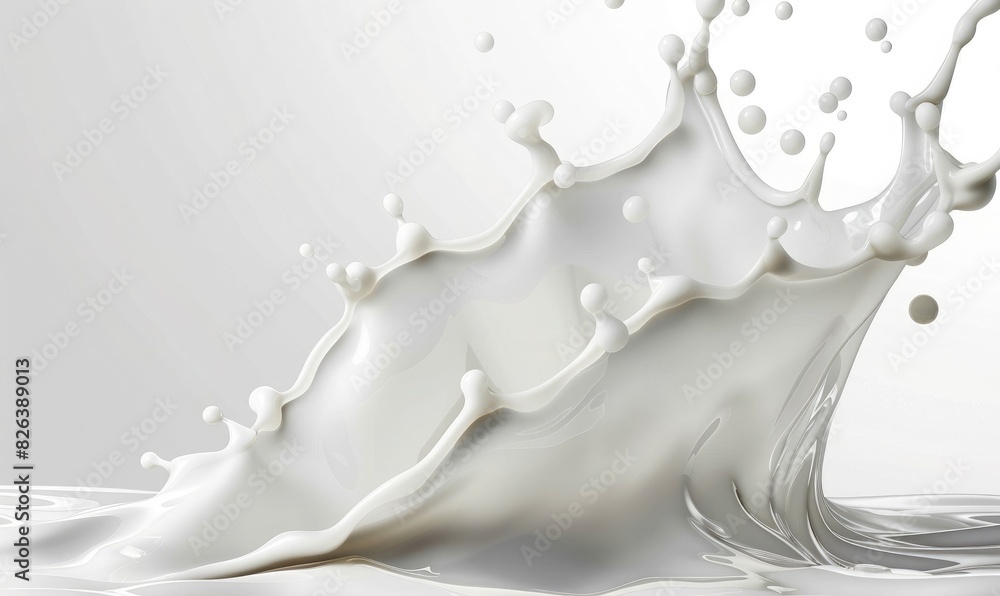 Pure milk flow, suitable for your design Pure milk flow, suitable for your design