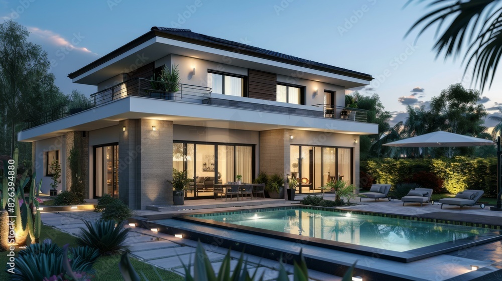 Modern Luxury Villa with Swimming Pool
