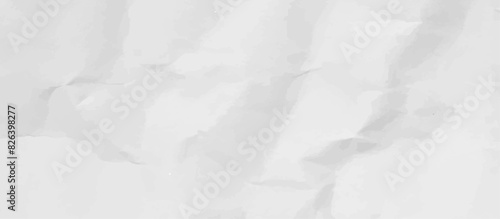 White creased crumpled paper sheet texture can be use as background. Ragged White Paper, white waxed packing paper texture.	