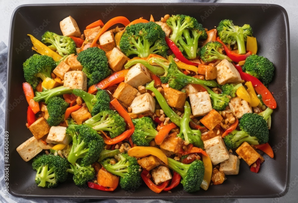 Vibrant Vegetarian Stir-Fry: A Feast for the Eyes and Taste Buds Vibrant Vegetarian Stir-Fry: A Feast for the Eyes and Taste Buds