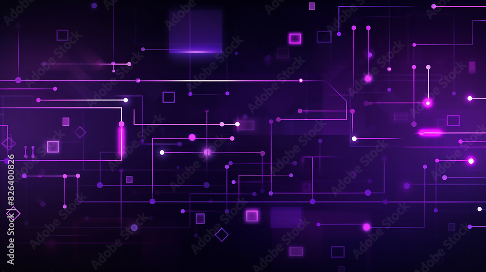 abstract purple Futuristic business technology background with colorful glowing lines forming shape. abstract purple Futuristic business technology background with colorful glowing lines forming shape.