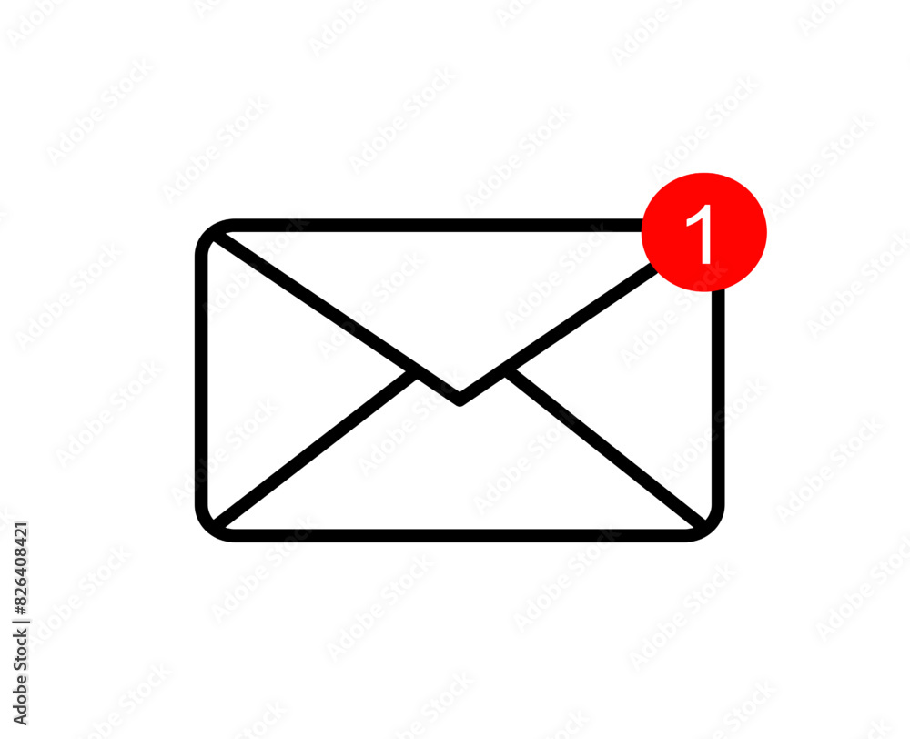 e-mail flat icon vector notification for communication e-mail flat icon vector notification for communication